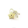 padlock Manufacture Decorative Star Twist Lock For Diary, Padlock with key