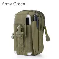 

Universal Outdoor Tactical Holster Military Molle Hip Waist Belt Bag Wallet Pouch Purse Phone Case with Zipper for iPhone 7 /LG