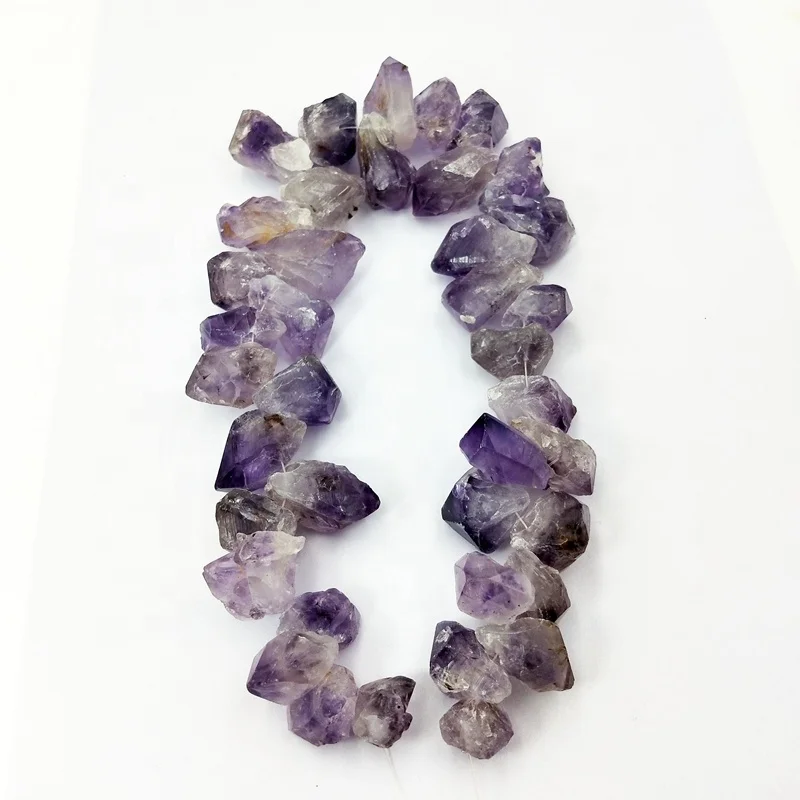 

Polished Drusy Amethyst/Citrine Point Natural Point Druzy Gem Stone Strands Nuggets Rough Gemstones For Jewelry Making, Colors beads strands