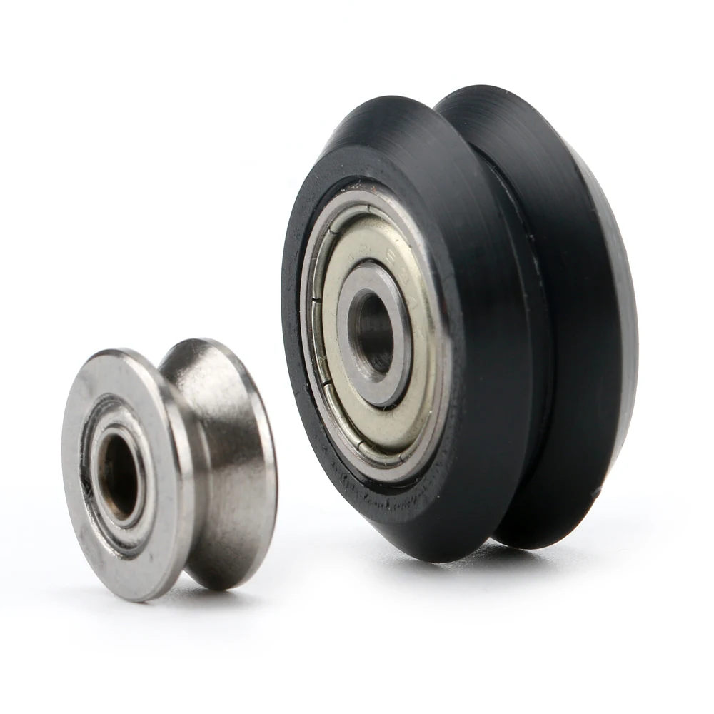 Pom Idler Pulley Bearing Kit 3d Printer Parts Delrin Dual V Wheel Buy