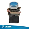 30mm flat head push button switch electrical switching indicator lamp