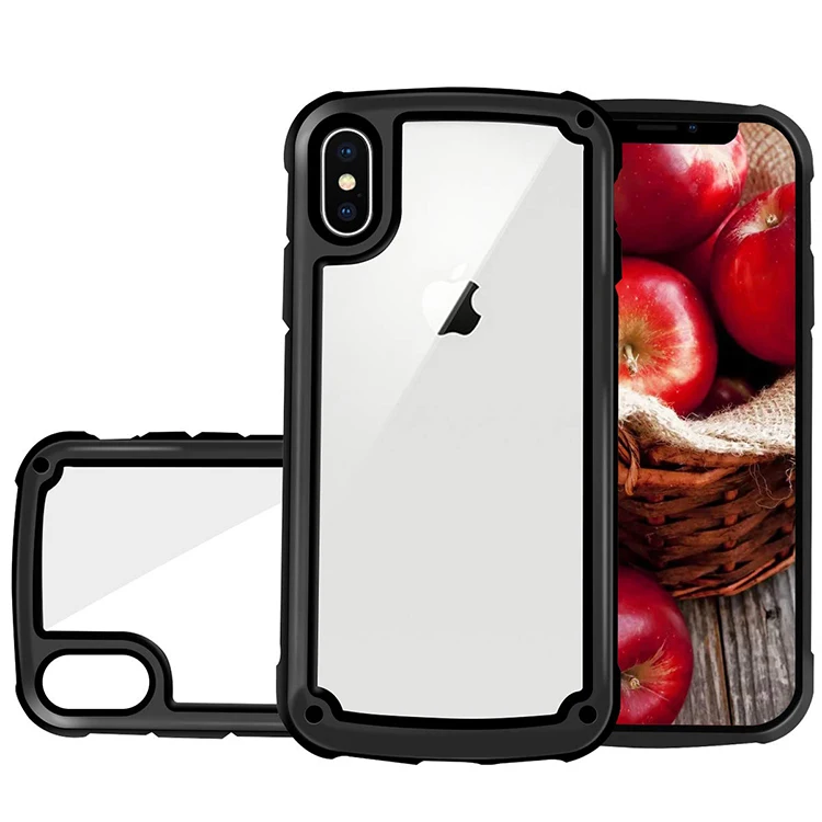 

Mobile Accessories Transparent Phone Case For Iphone XS MAX / XR / X, 3 colors