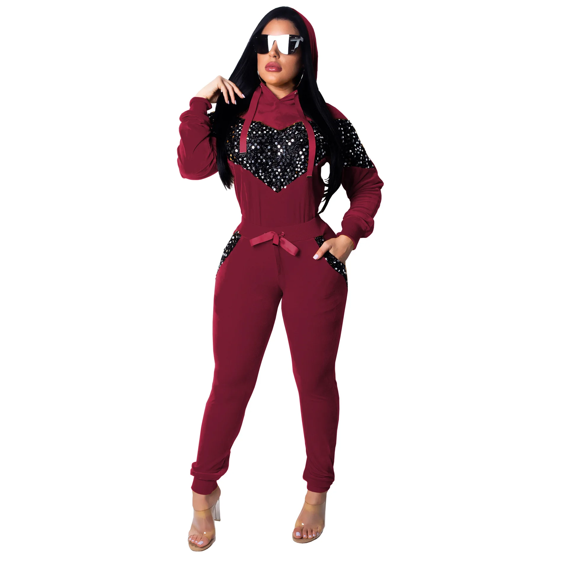 

Private label women sportswear set tracksuit
