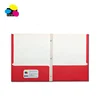 Cheap Red High Quality Color Letter Size Two-Pocket Paper Portfolio Color File Folder With 3 Prongs For Office School Stationery