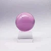 Wholesale customized all sizes pink crystal sphere for home or wedding decoration