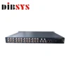 8 in 1 SD encoder modulator convert CVBS to DVB-T DVB-C ISDB-T ATSC RF output in a 1RU chassis