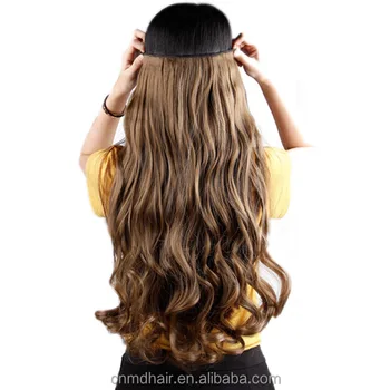 24inch 120g 5 Clips In One Piece Synthetic High Temperature Fiber