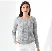 

Long sleeve Knitted White Female V Neck Sueter Mujer Pullover Women Winter Sweater Cardigan Womens Oversize Sweater