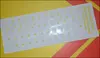 korean Laptop keyboard stickers yellow letter on Transparent traditional computer keyboard sticker
