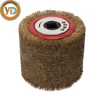 Copper plated steel wire brush roller