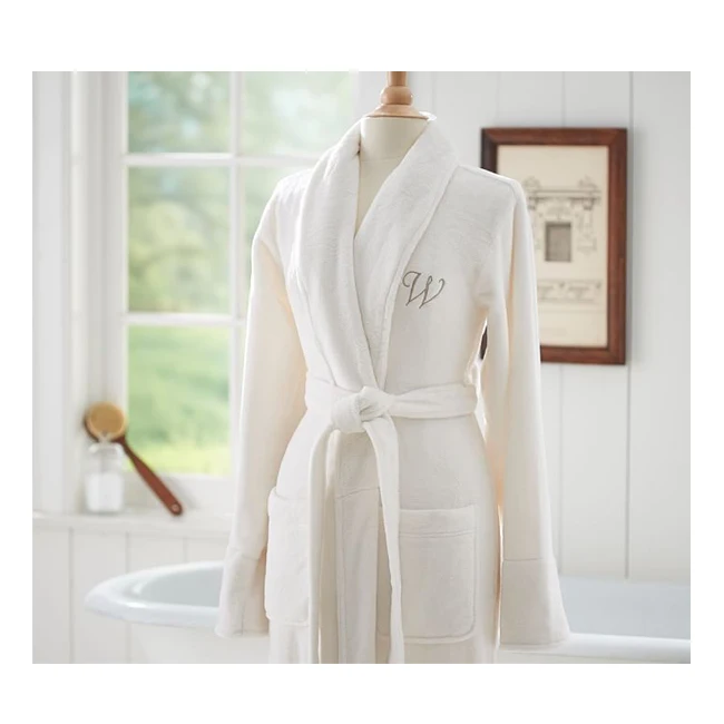 Soft Towel Robe Pattern Terry Men And Woman Bathrobe Cotton Adult Bath
