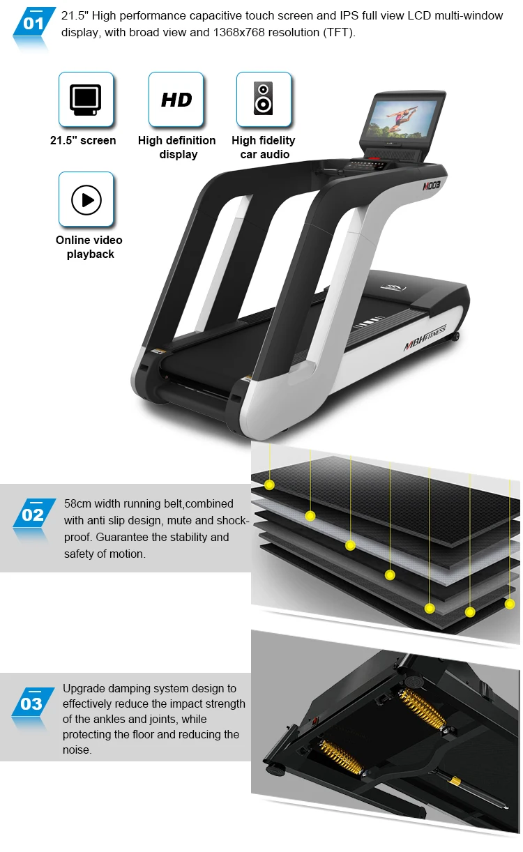 Professional Treadmill Gym Equipment For Commercial Use Buy Treadmill