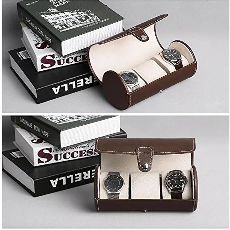 Best Watch Case Manufacturer Custom Logo Jewelry Watch Pu Leather Watch