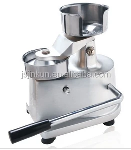 Image of JKH-100 Hamburger press,anozied,aluminum-magnesium,500 sheets of wax paper