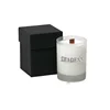 wholesale glass jar wood wick soy candle with high quality