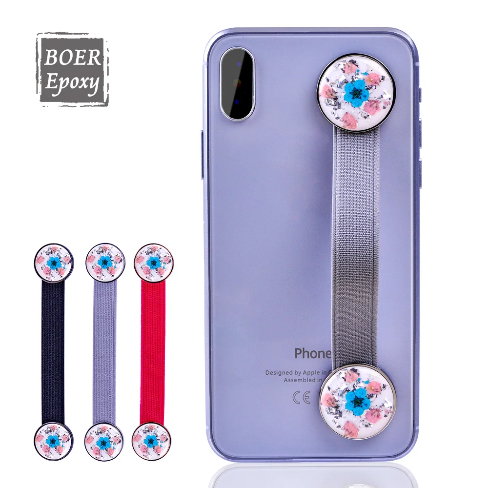 
2019 hot selling universal fashion custom phone finger strap 