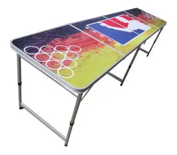 8ft Beer Pong Table Party Outdoor Tailgate 8ft Beer Pong Table Party Outdoor Tailgate
