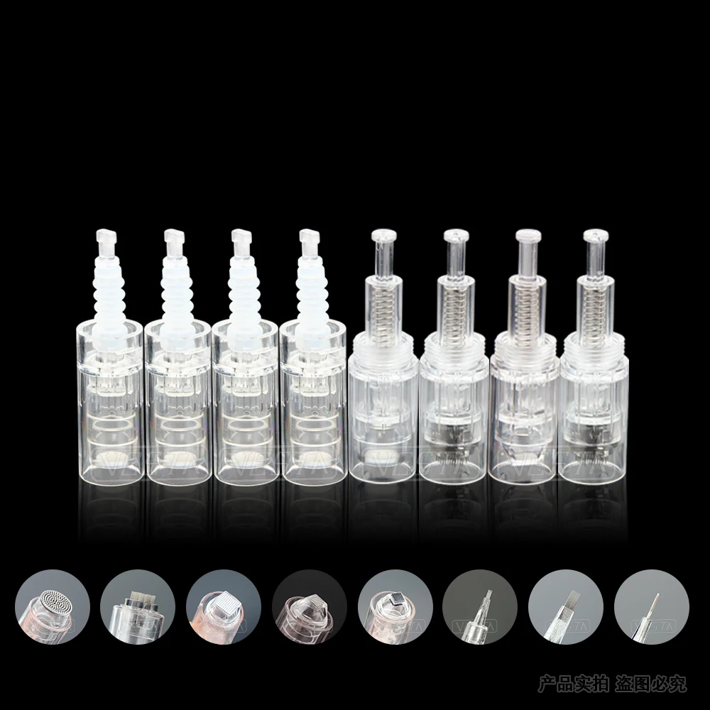 

Vesta Anti ageing 1/3/5/7/9/12/36/42 Nano 3D 5D White Needles For Derma Pen Blue Needle Ccartridge