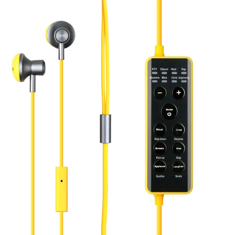 

Voice changeable earphones for live stream games voice change headsets with Microphone MK4