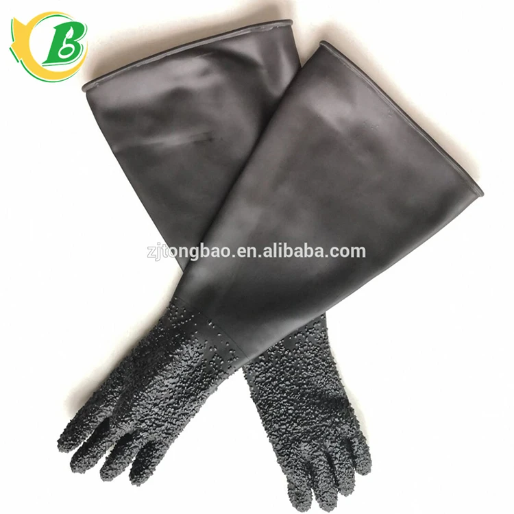 Sandlbasting Blasting Gloves/safety Industrial Rubber Long