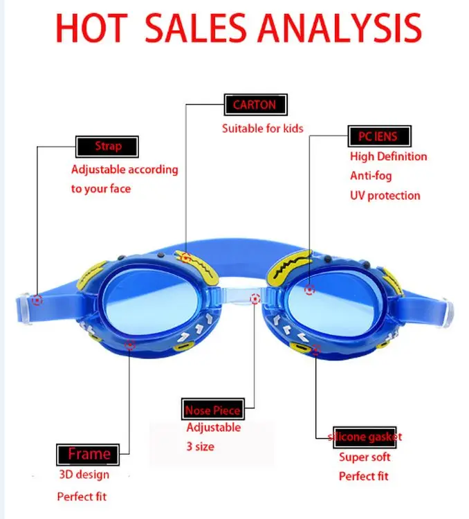 swim goggle kids swim goggle AF 5700(a)1a