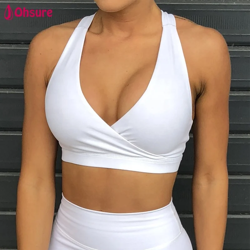 Newest Anti Shock Sports Wear Women Breathable Fitness Built Up Custom Yoga Bra
