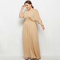 

Wholesale 2019 Summer New Listing Half Sleeve Women Casual Plus Size Dress