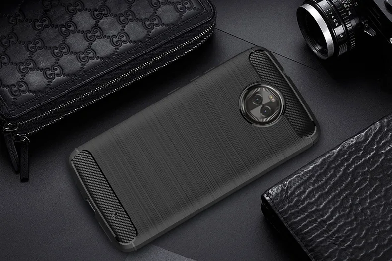2017 New Arrival Carbon Fiber Tpu case for Motorola Moto X4 brushed tpu soft cover for Motorola Moto X4