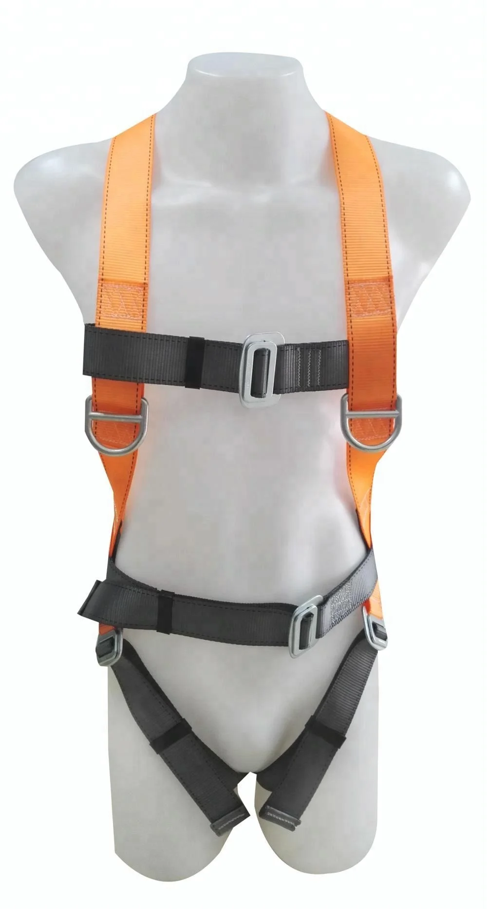 
fall protection safety double lanyard safety harness fall arrest device 