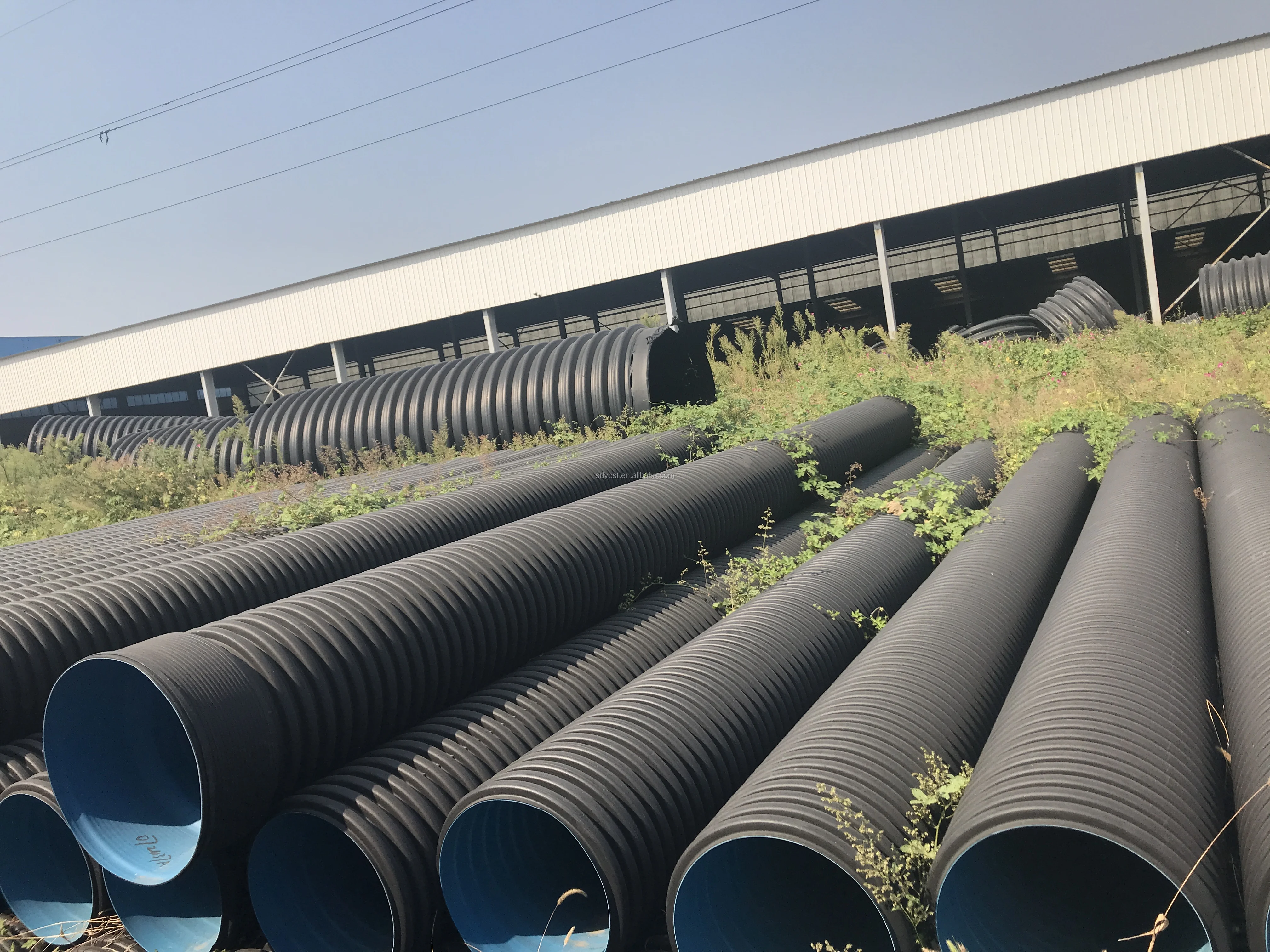 Shandong Manufacturer 660 Inch Double Wall Corrugated Hdpe Sewer Pipes