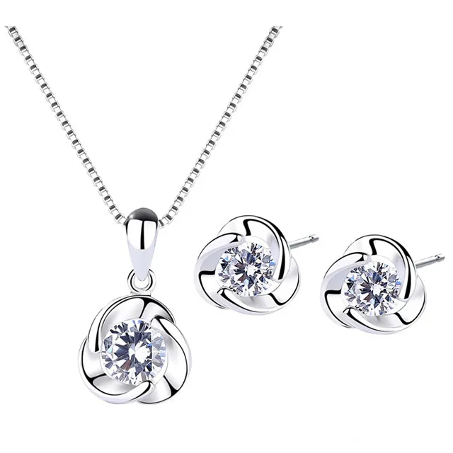 Artificial Jewelry Set Fashion Jewellery 925 Sterling Silver Jewelry