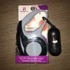 custom logo reflective smart dog leash wireless retractable dog leash
