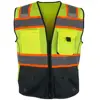 Black Series Reflection Safety Mesh Fabric Combinate Model Reflective Vest