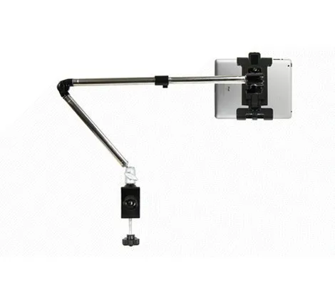

360 Degree Lazy Flexible Gooseneck Tablet Brackets Desktop Mount Holder, Black;white