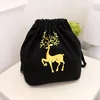 New Trend Eco-friendly Custom Natural Cotton hiking Backpack Draw String Bag For Wholesale