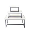 metal multipurpose 3 layer customized rack retail rack clothing shoes display shelf flip flops display rack