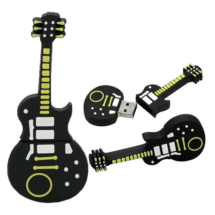 

Creative custom logo gifts cheap guitar shaped usb flash drive,bulk pen drive 512mb
