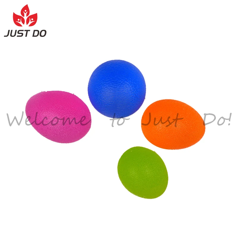 

Wholesale Finger Resistance Exercise Squeeze Eggs Ball, Green;yellow;red;blue or customized