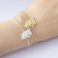 

Cute Australia Koala Bear Bracelet High Quality Jewelry Stainless Steel 18K Gold Or Silver Plated Trip Souvenirs