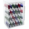 4 Shelves Hinged Clear Acrylic Countertop Vaporizer Locking Display Case with 4 Trays
