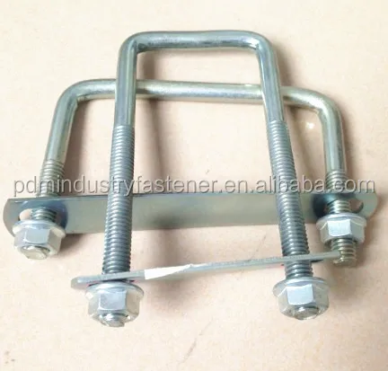 
stainless steel square u bolt 