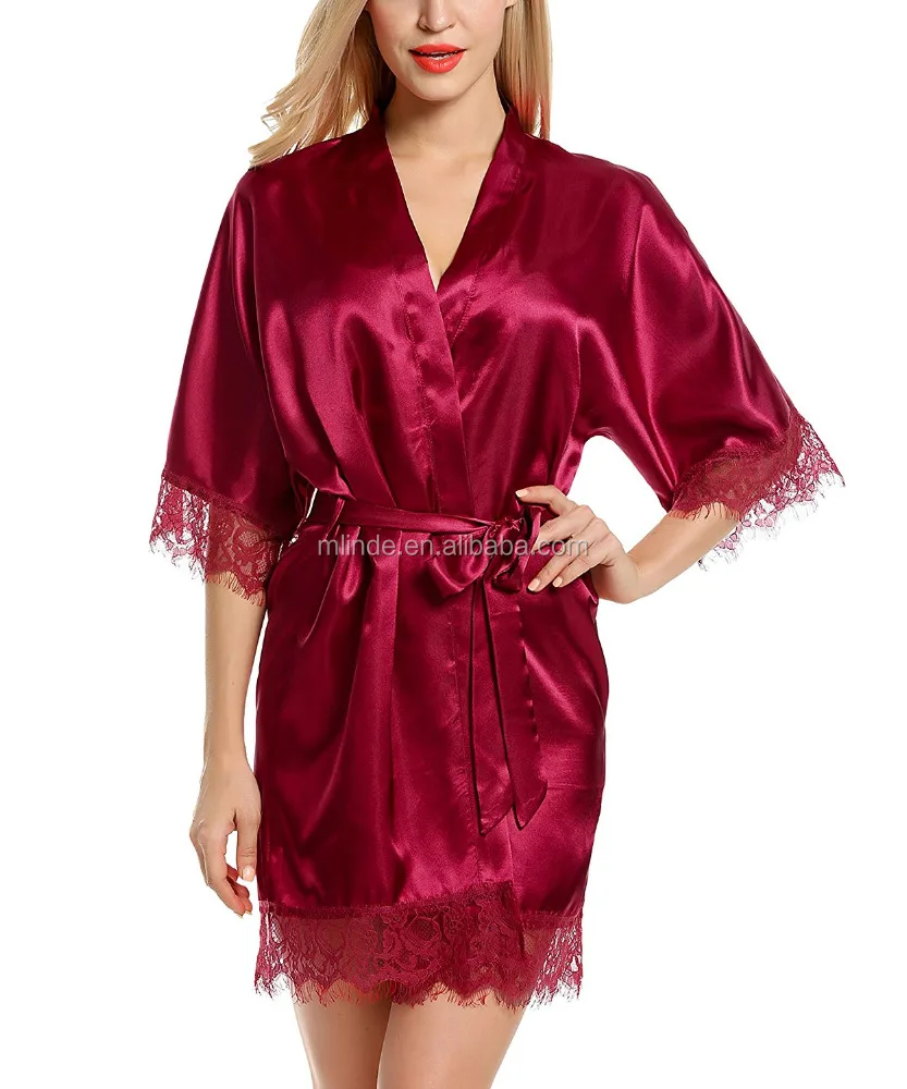 satin robes cheap