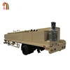 Moving curving roof forming ultimate building machine