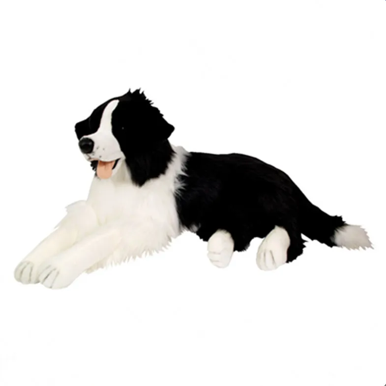 23.5 inches Plush Toy Soft Toy 2695 Border Collie lying 60cm 