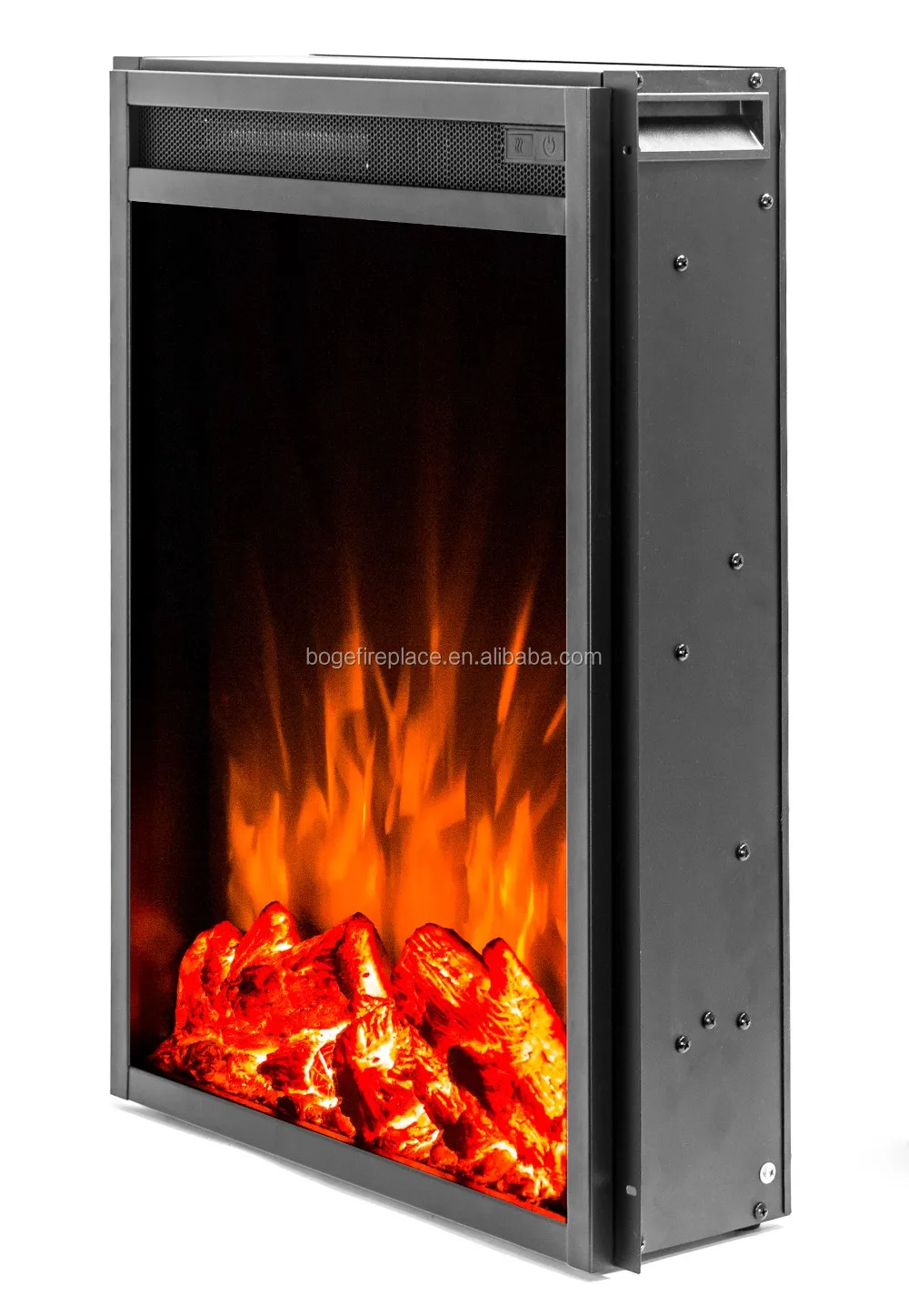 Effect Electric Insert Fireplace, 750W, Metal - detail 6