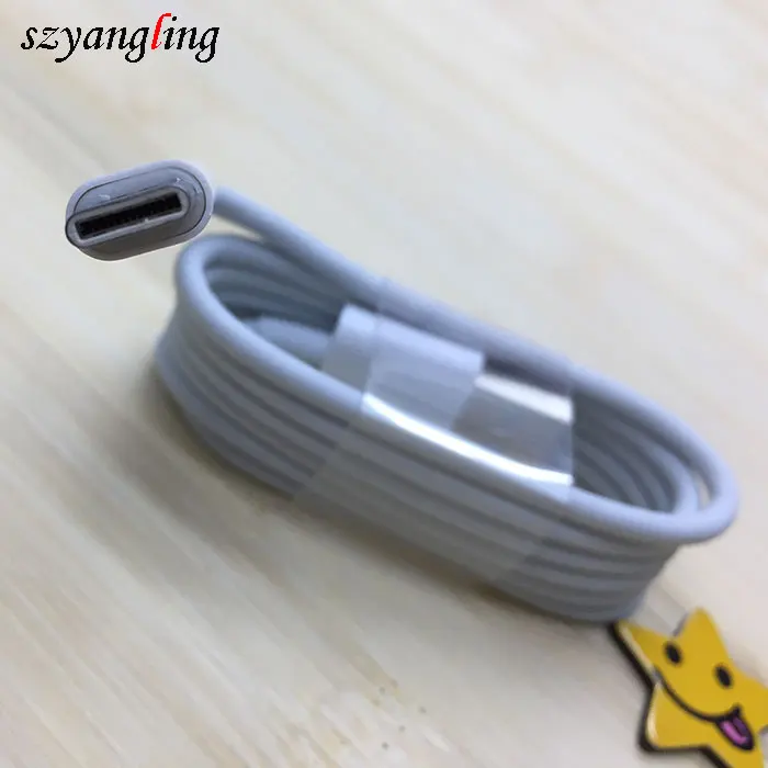 

High speed 100% quality control usb 3.1 type C data cable reversible type c cable, White black