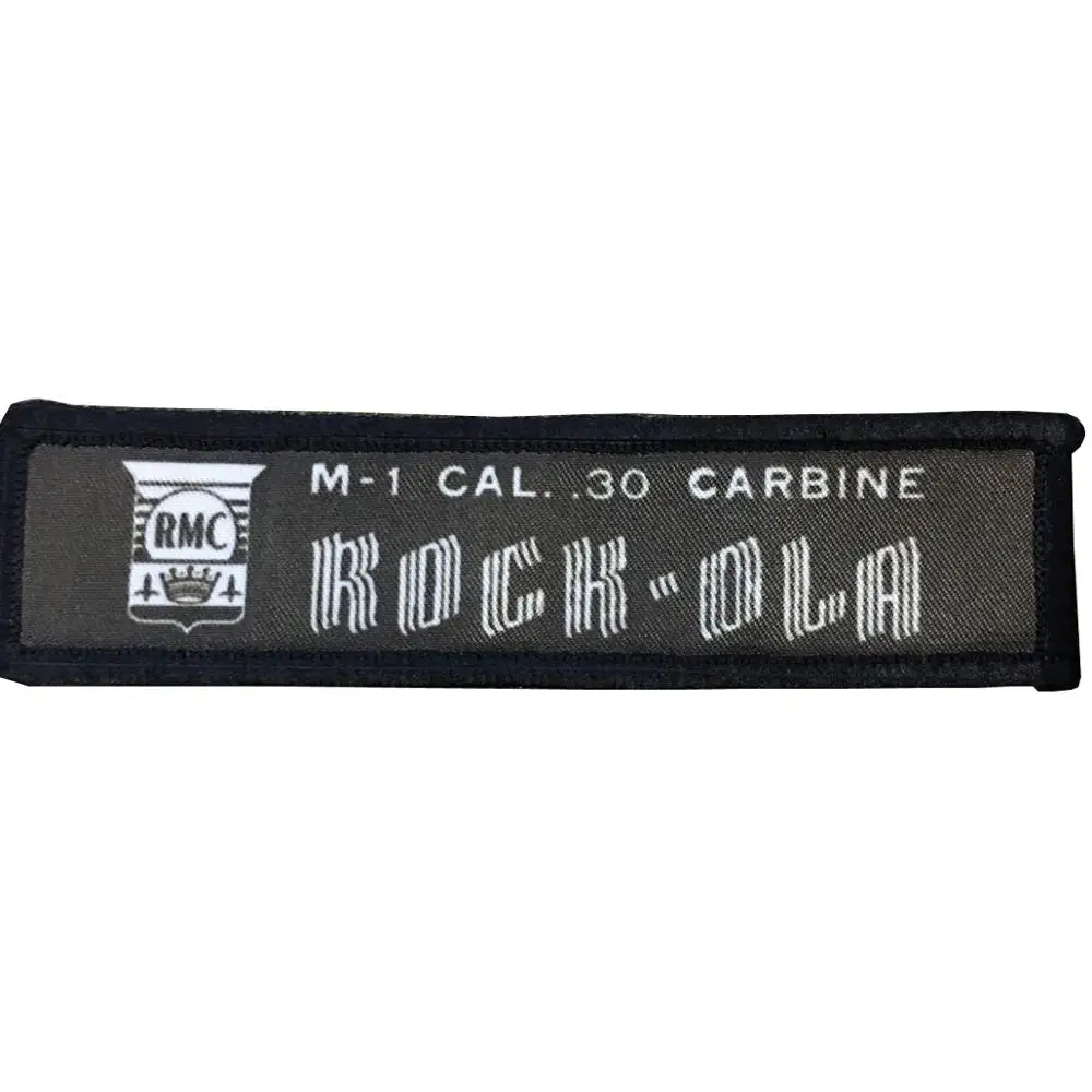 

1x4 Rockola M1 Carbine Patch Tactical Tactical Military Army Badge Hook Flag USA
