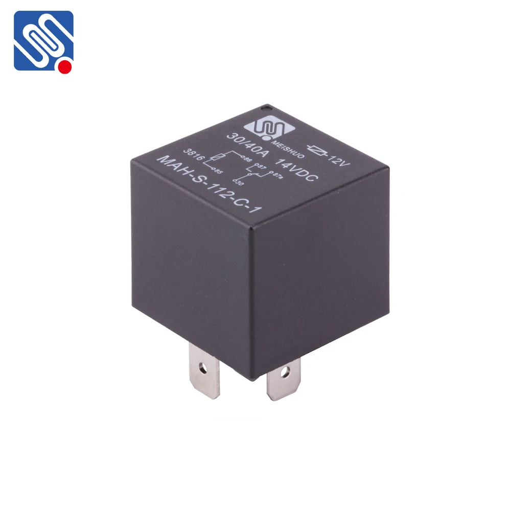 Meishuo Jd1912 Mah-s-112-c-1 Mini 12 Volt Waterproof Dc Relay 40a 14vdc