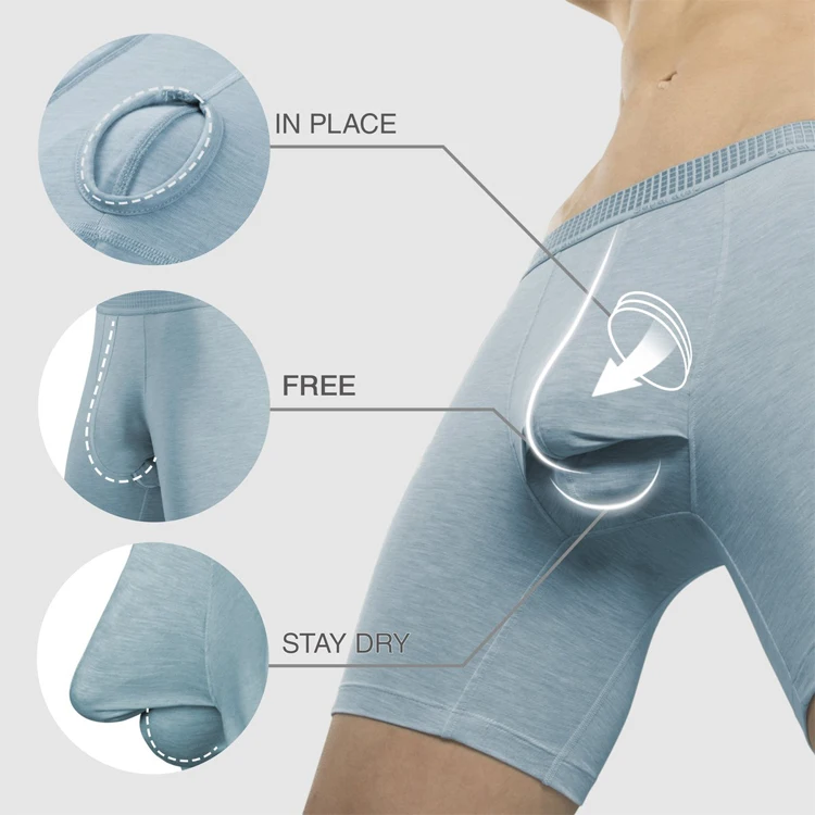 Enerup Sport Performance Climalite Bamboo Spandex Pouchbriefs Para Hombre Mens Panties Boxer Separatec Underwear