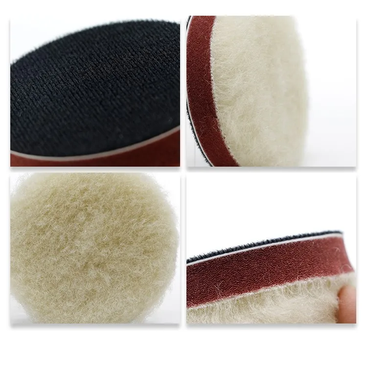 100 Hard Backing Car Polishing Pad Lambs Wool Buffing Pad Car